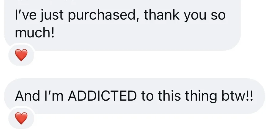 I've just purchased, thank you so much! And I'm ADDICTED to this thing btw!!