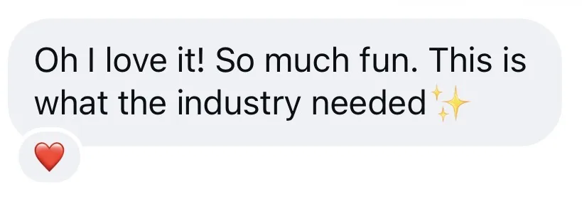 Oh I love it! So much fun. This is what the industry needed